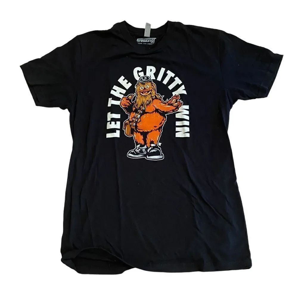 Let The Gritty Win Graphic T Shirt Philly Size Medium Black